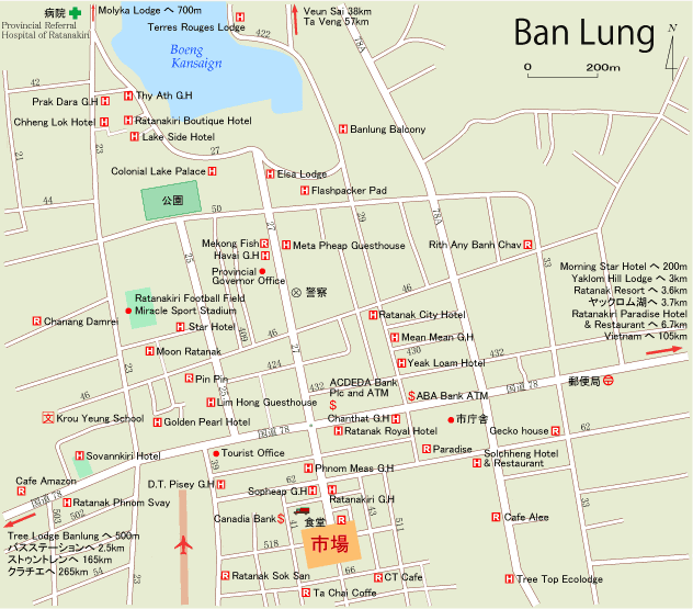 バンルン市街地図