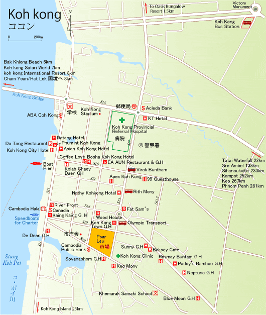 ココン市街地図