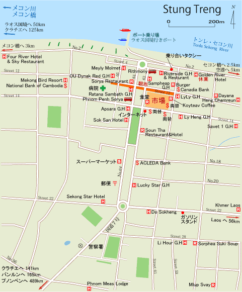 ストゥントレン市街地図