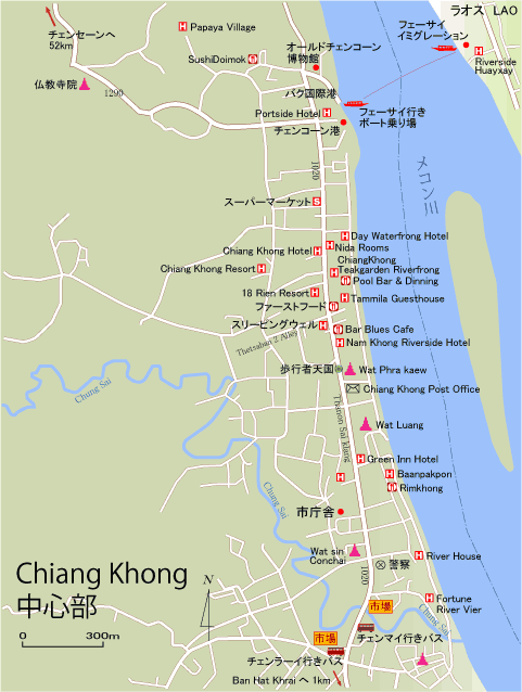 チェンコン市街地図