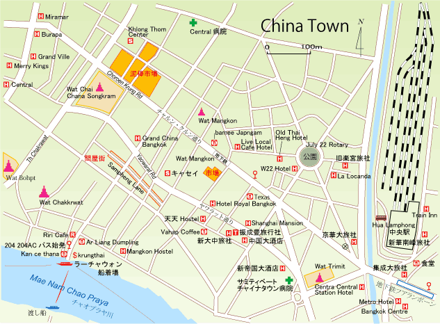 チャイナタウン全体図