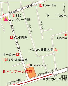 myanmar_embassy地図