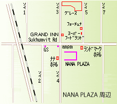  ナナ・プラザ周辺地図